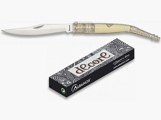 Coltello a serramanico spagnolo sottile ws4 lama 8,8 cm, scatola regalo