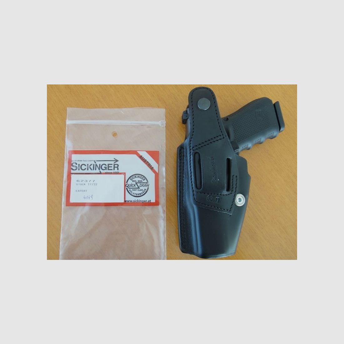 Sickinger Sickinger Holster EXPERT nero per pistola SL Glock 17/22, immagine 2 di 2
