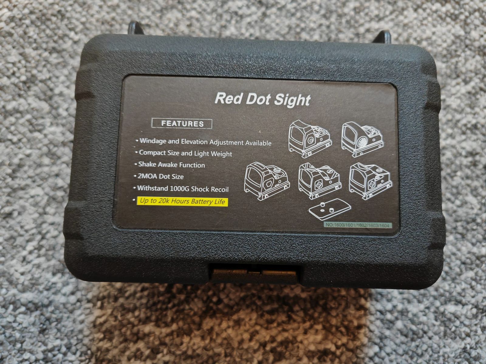 Ritter Optik Reflexvisier V-VISION III RMR Mikro Red Dot  Leuchtpunkt Visier 2 MOA | Picatinny Montage | für IPSC Schießen geeignet
