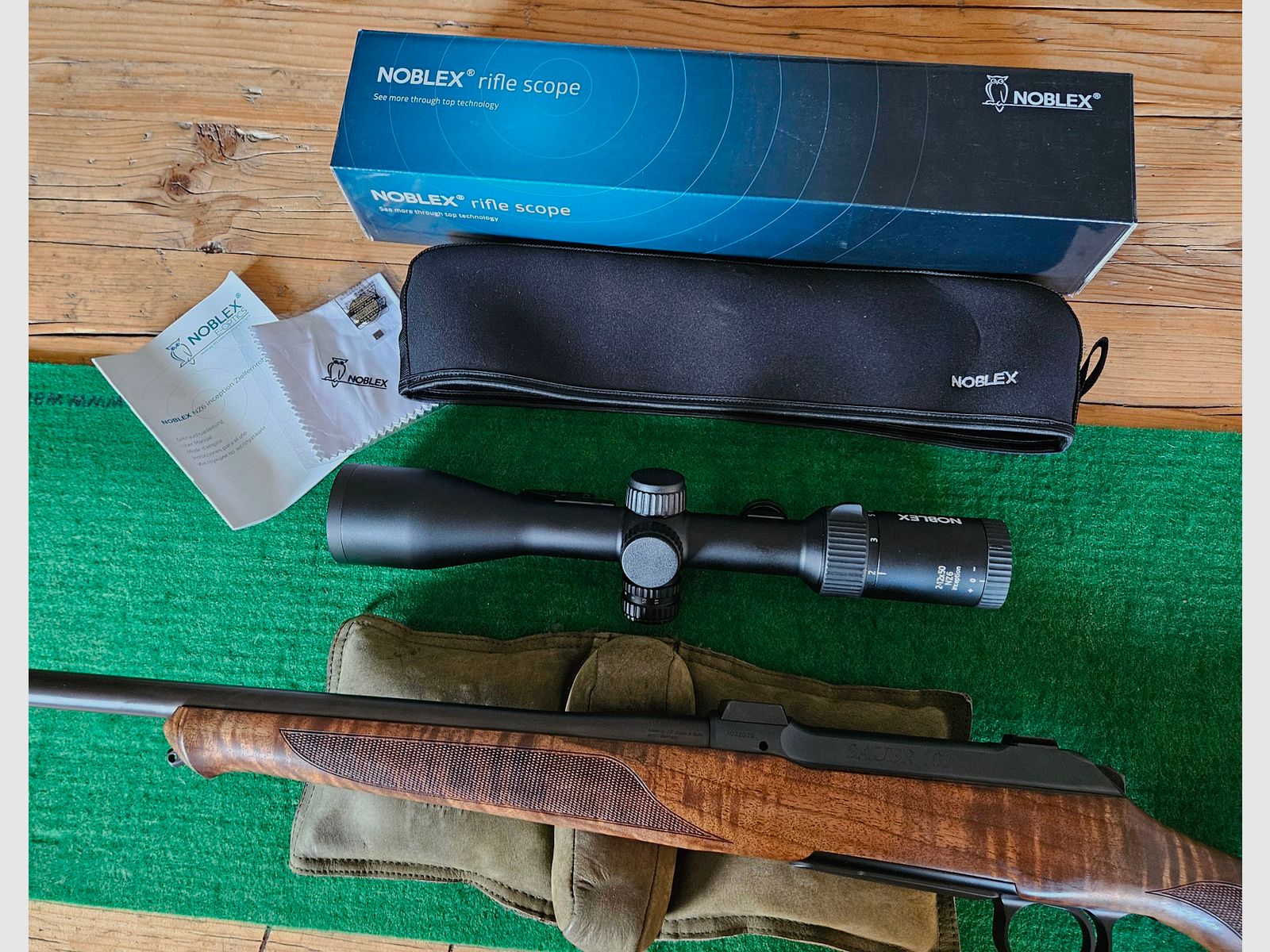Sauer 101 mit Zielfernrohr 2-12x50 - no  202 Mauser M12 98 Heym SR 21 30 .270 .308 .30-06 7x64