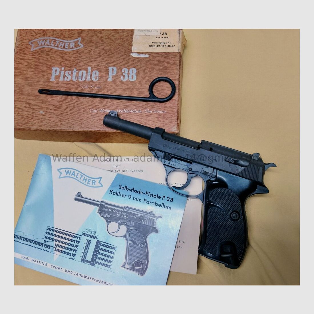 Walther P38 - P1 Behörde 1963