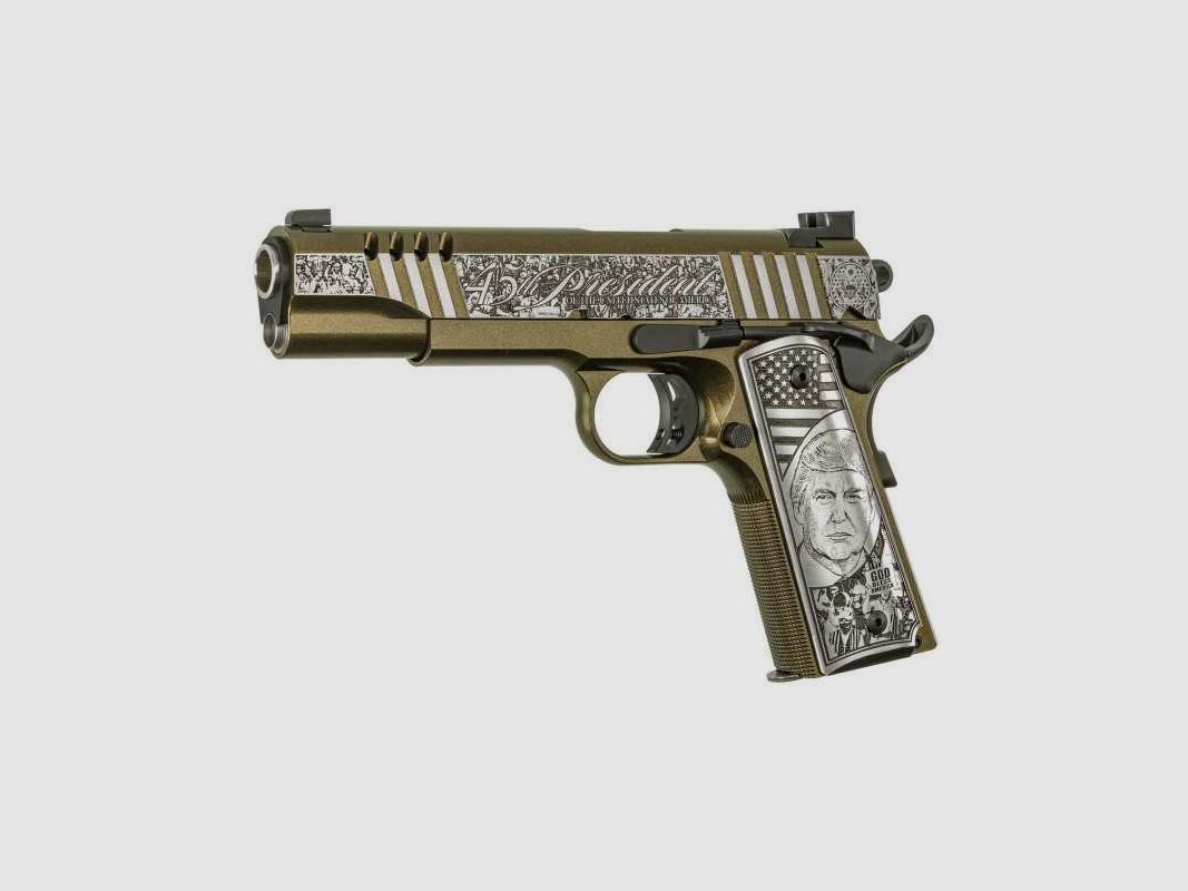 Auto Ordnance Trump "Rally Cry" 1911 TCAC6N .45 ACP President Custom Pistole