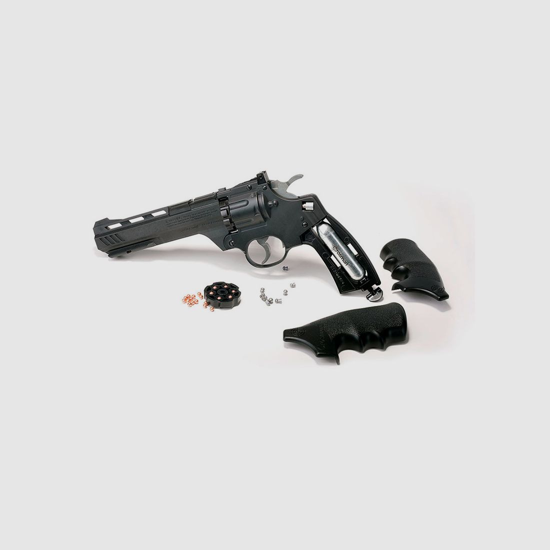 CO2 Revolver Crosman Vigilante 3576W Kaliber 4,5 mm BB und Diabolo (P18)