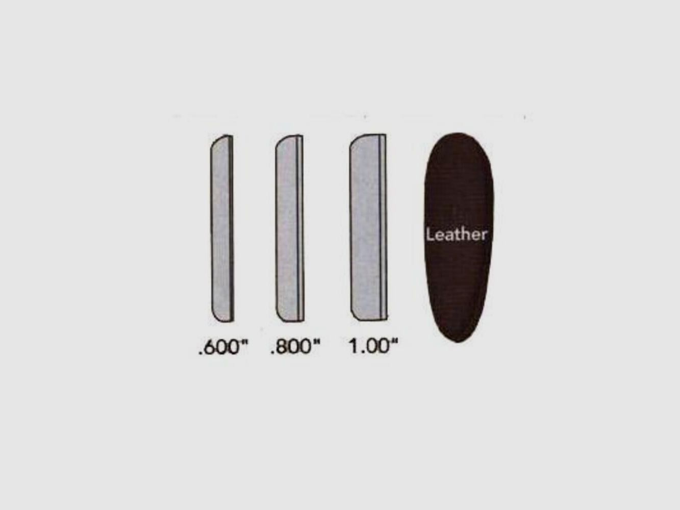 Pachmayr D752B Decel. Schaftkappe Large 0.6" (6 Zoll) Skeet Black, Bild 4 von 4