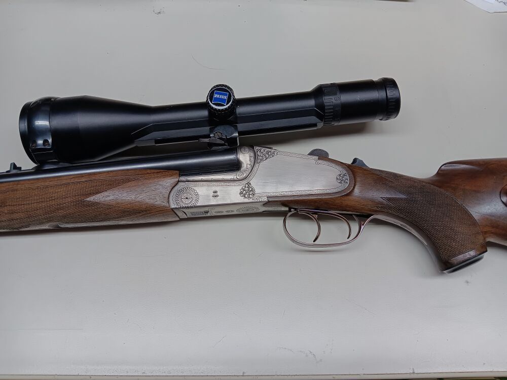 Heym Doppelbüchsdrilling Mod. 37 B