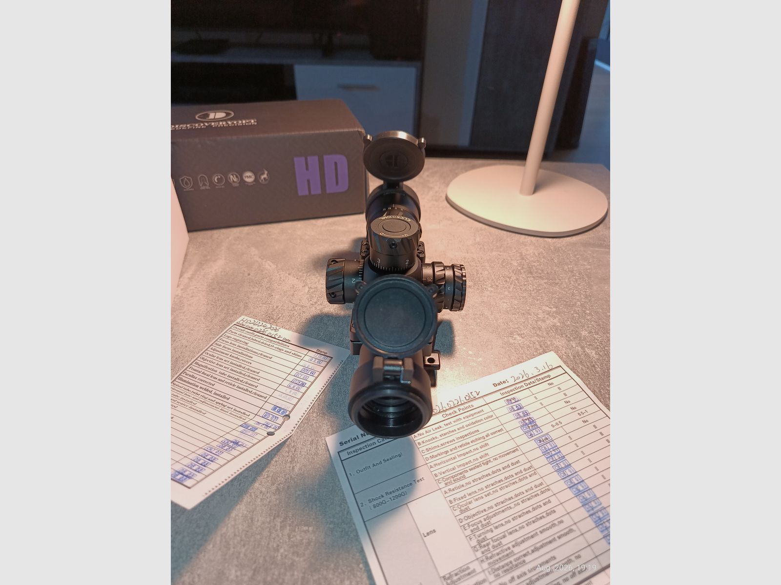 Discovery Optics HD 2-12x24 FFP z szybkozłączkami UTG