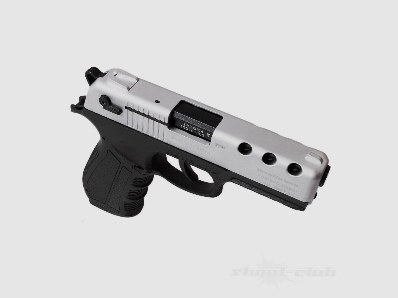 Zoraki Zoraki 4918 Matt Chrome incl. Belt Holster