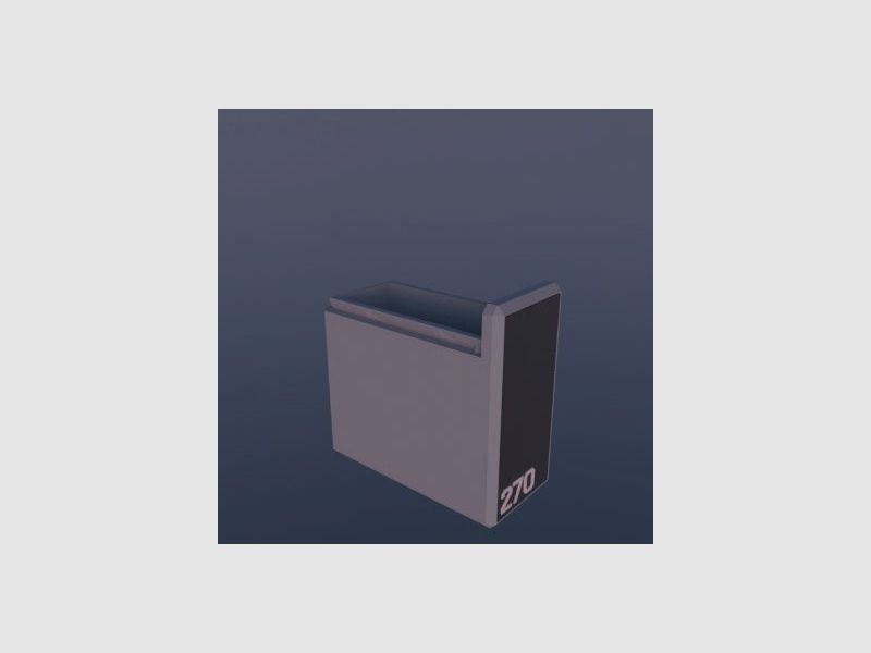 Filamelt Munitionsbox / .270 WSM / ‘Schiebedeckel’ / Patronenbox, Ammo Box
