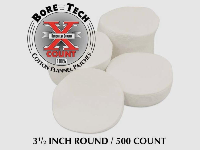 BoreTech Reinigungs-Patches rund 3 1/2" – 100 Stk., Bild 3 von 4