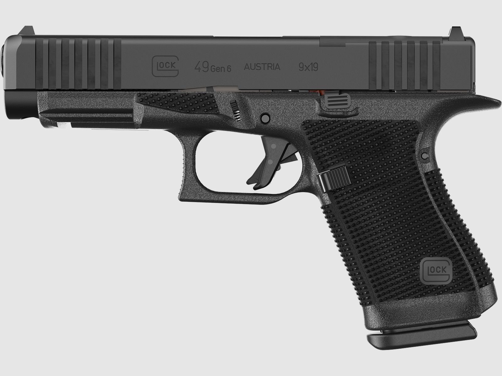 Glock Pistole G49 Gen6 OR FS 9mm Luger 4,5″ / 114 mm 15+1, Standard Crossover