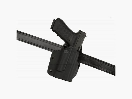 Frontline Open Top Kydex Holster für Glock 17 M3 / M6 Paddle-Schwarz