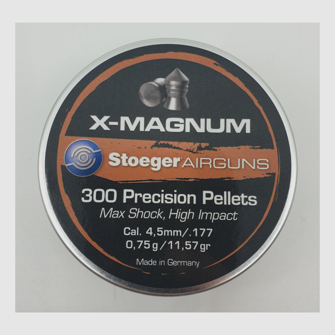 Stoeger X-Magnum, tête pointue, 0,75g, 4,5 mm, 300 pcs.