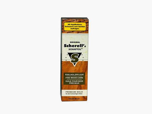 Scherells Skæfteolie 50 ml – Rødbrun