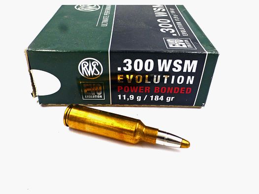 14 Patronen RWS 300WSM 184gr