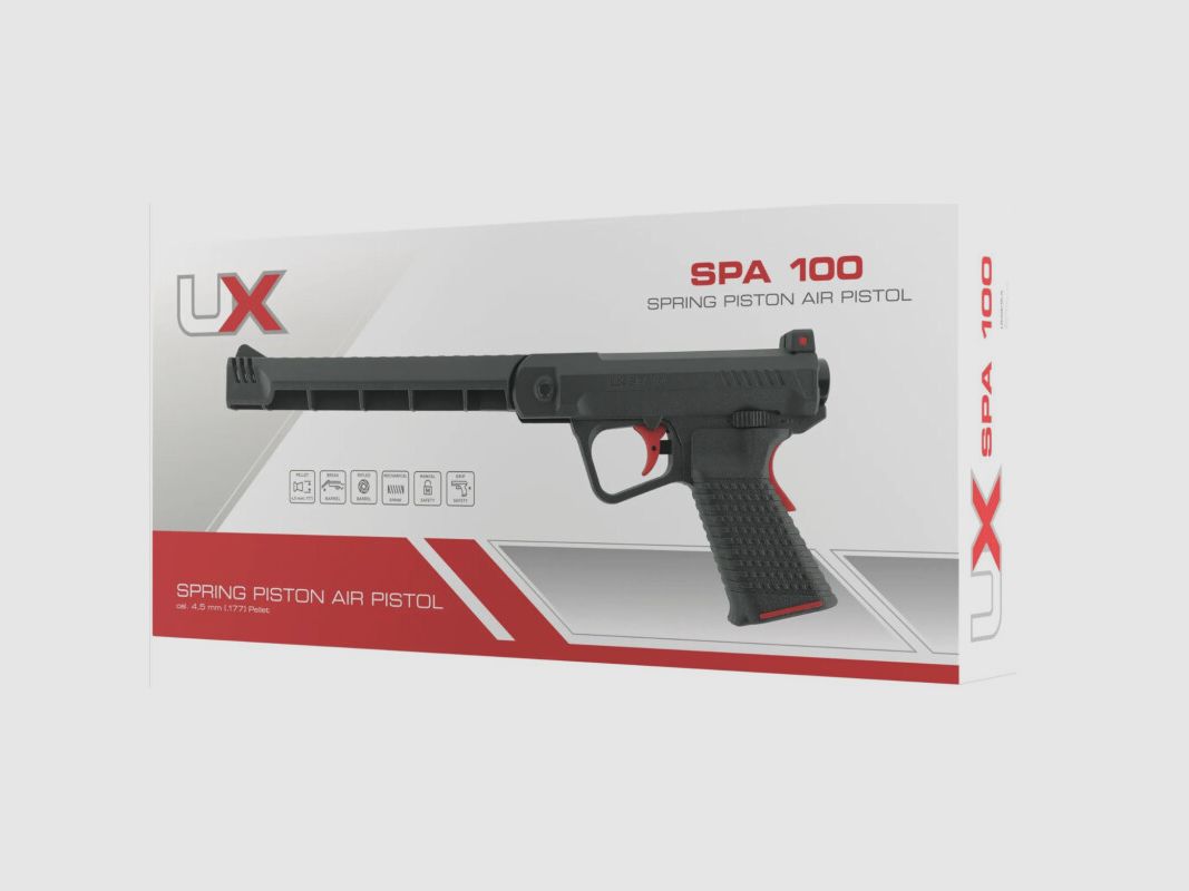 UX SPA 100 4,5mm Diabolo Federdruck, Bild 4 von 4