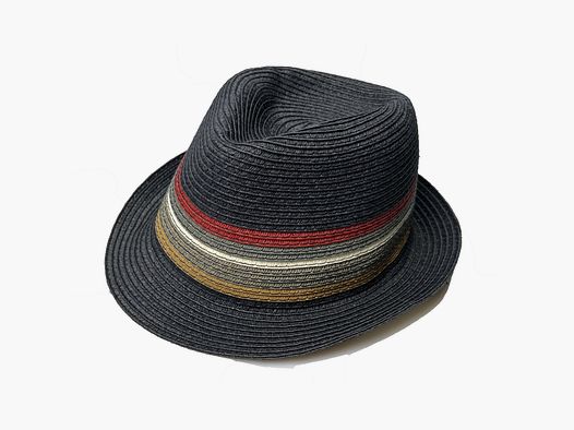 BARBOUR Tain Stripe Trilby Navy