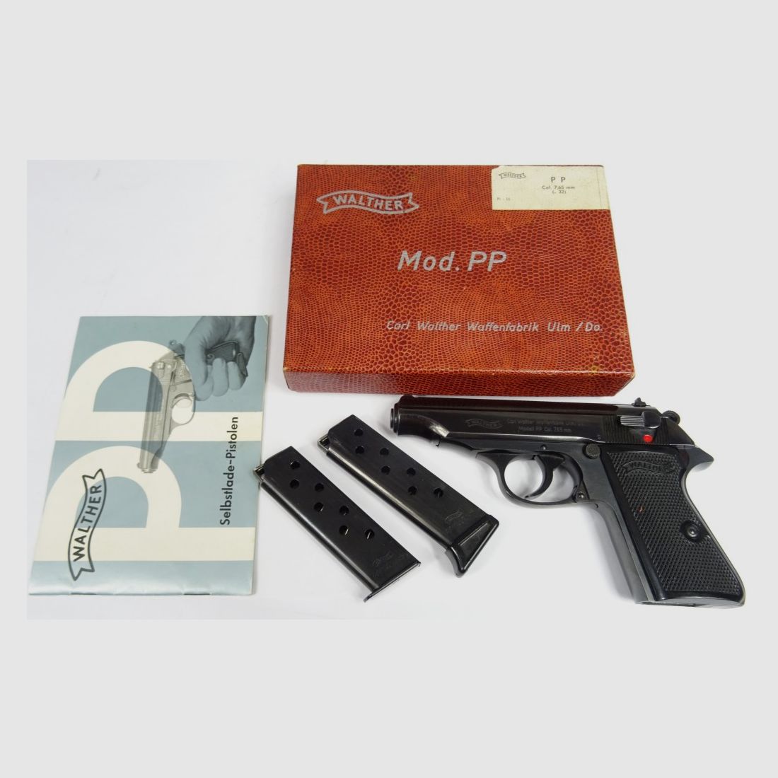Walther PP Pistole Kal. 7,65Br ULM 1968r., Bild 8 von 8