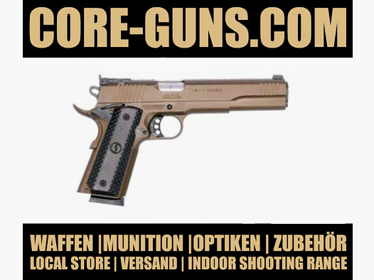 Schmeisser Hugo 1911 6" Kaliber 45ACP halbautomatische Pistole Thunder Bronce - sofort verfügbar UVP: 1799€