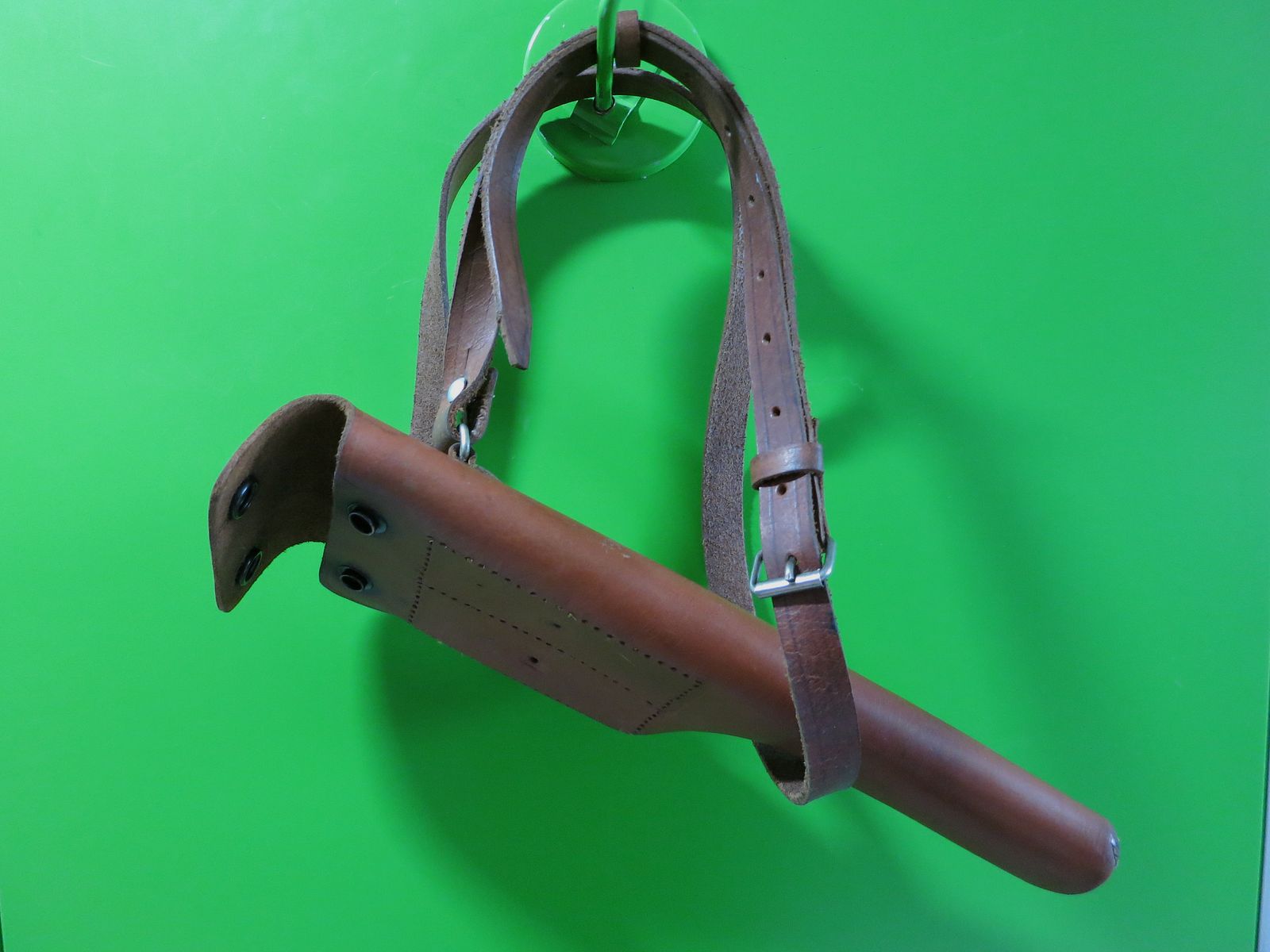 Mauser C96 + M712, Broomhandle, Schulterholster mit Riemen