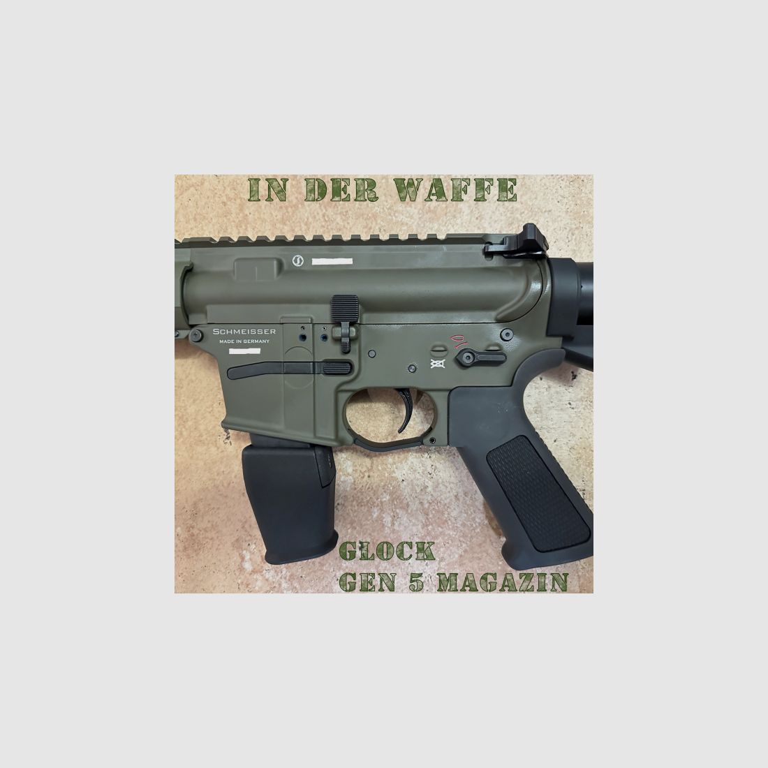 NEUWARE -- ISSProtectiontrade PCC RIFLE Magazin Koppler Kit für Schmeisser AR-15-9mm Büchsen GEN5