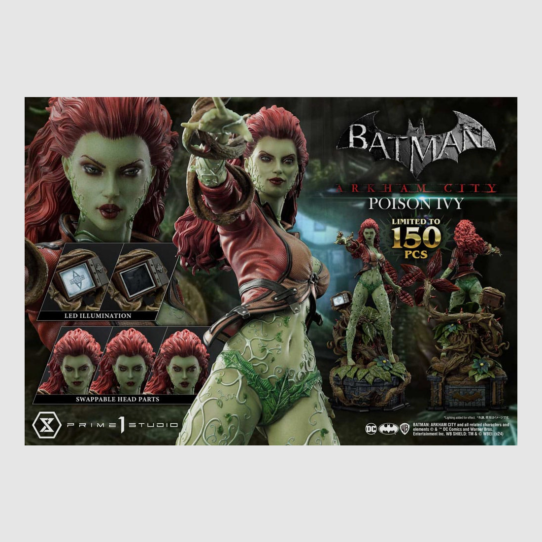 Batman: Arkham City Museum Masterline Series Statue 1/3 Poison Ivy 80 cm | 43012