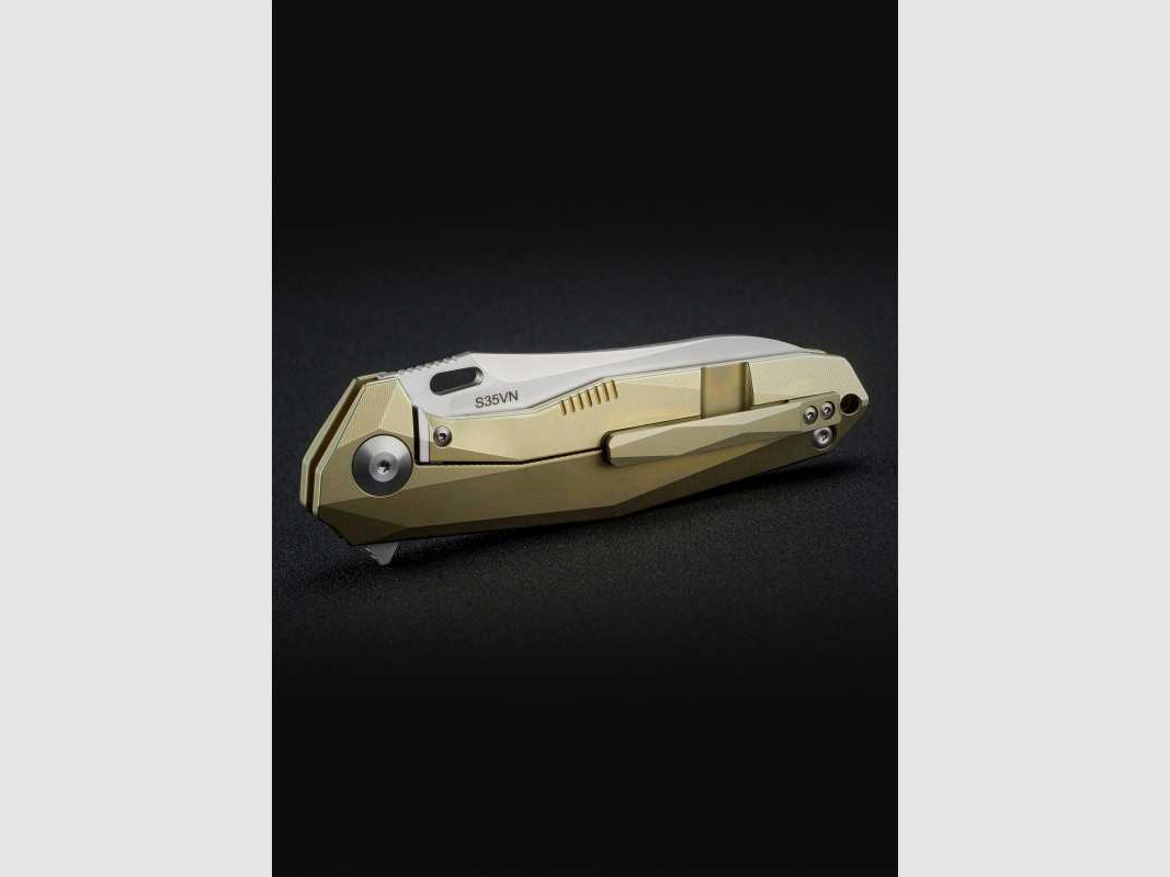 Rikeknife 1504A-G Taschenmesser, Gold