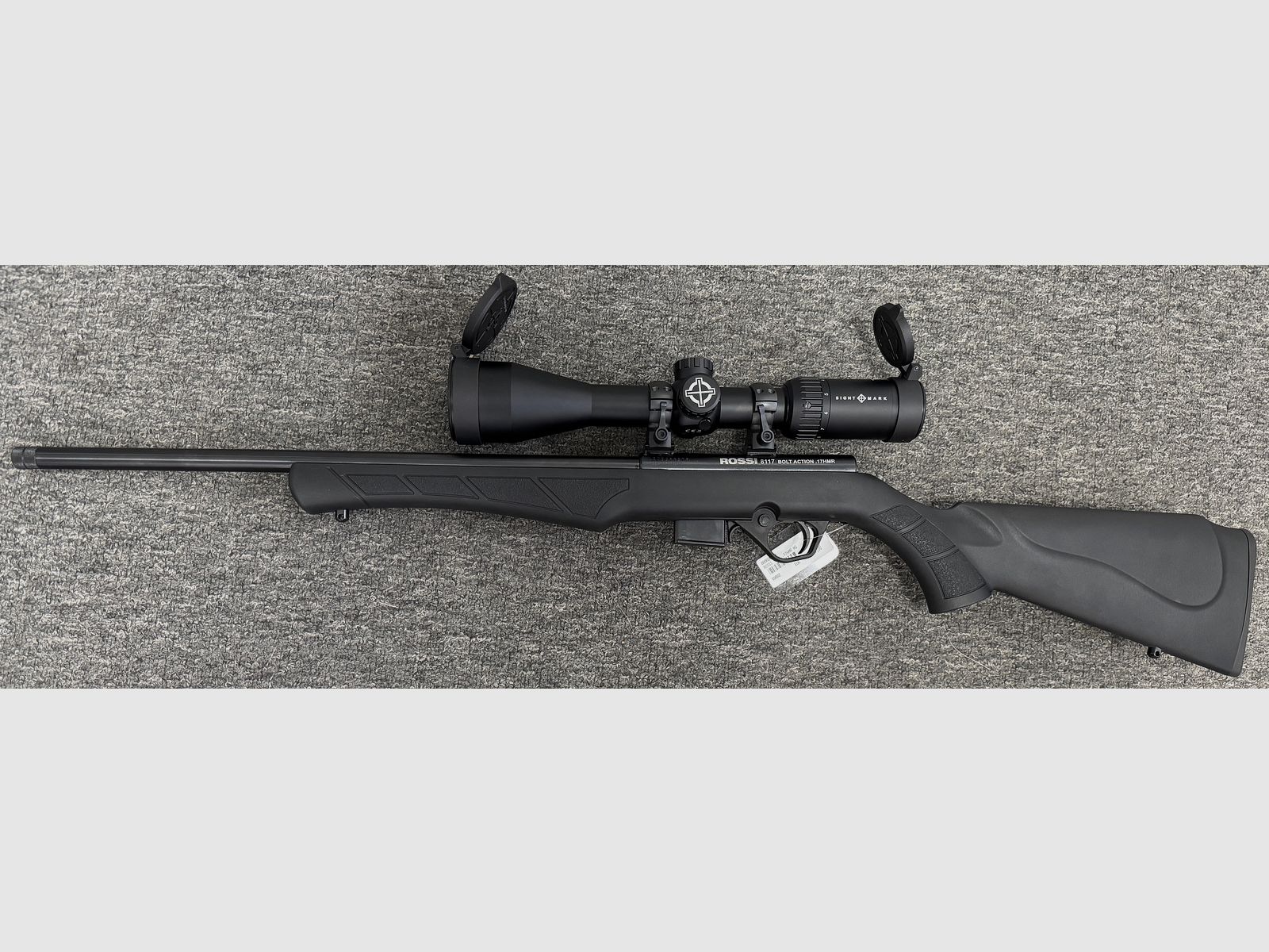 Rossi 8117 .17 HMR, MG, including 3-9x50 DX with LP, 2x magazine