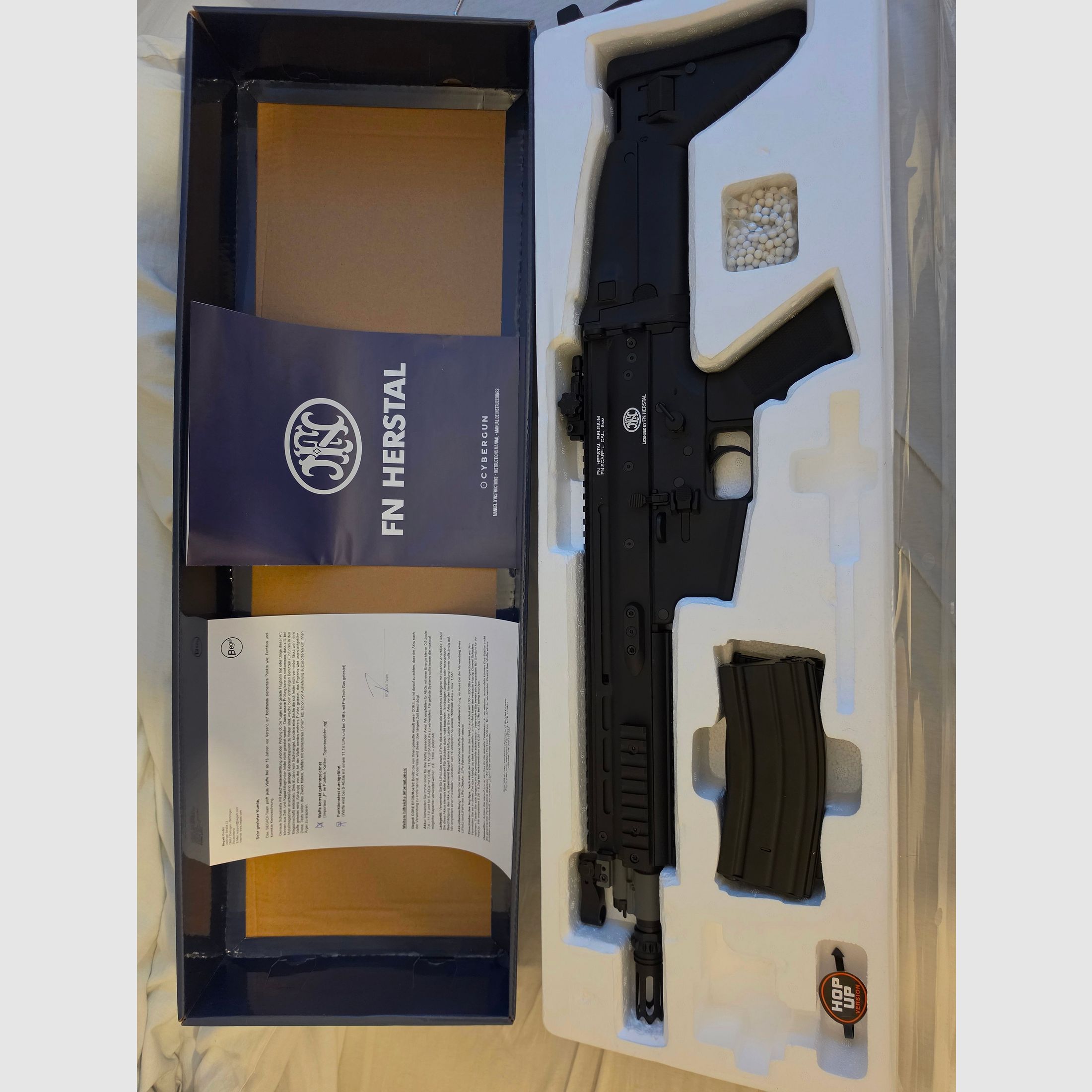 Begadi MK16 Sport (FN SCAR-L) Metall S-AEG – FN Lizenz – Reddot im ACOG-Style & Garantie