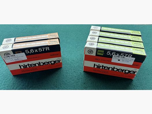 Hirtenberger Nosler 55grs./70grs.