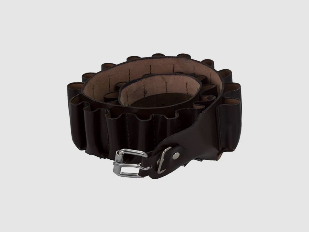 Jagdtasche 24 Röhren aus braunem Leder - 111 cm, Bild 1 von 2