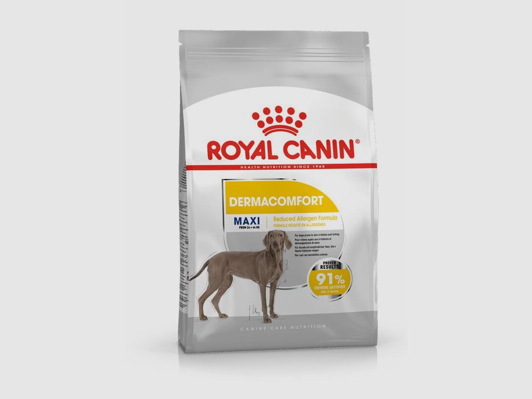 ROYAL CANIN Große Hunde Trockenfutter Dermacomfort Maxi für empfindliche Haut