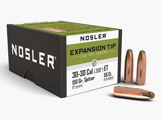 Nosler Hunting Cal .30 E-Tip Lead-Free Type RK - 150 Grain # 59451