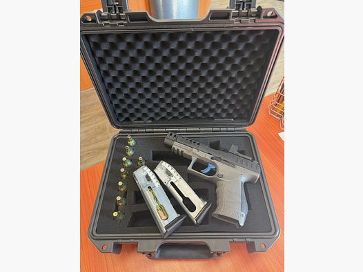 Umarex Walther Q5 Match Combo 4,5mm (.177), Diabolo, CO2 con RED DOT