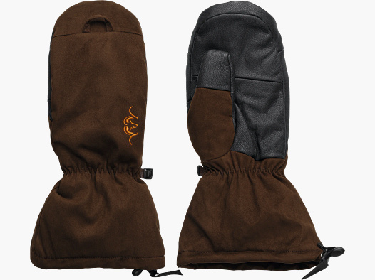 Suede Fäustlinge Marlon Dunkelbraun 7