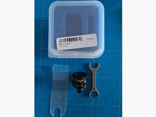 Central iris diaphragm indoor target 1.8 & eye cover