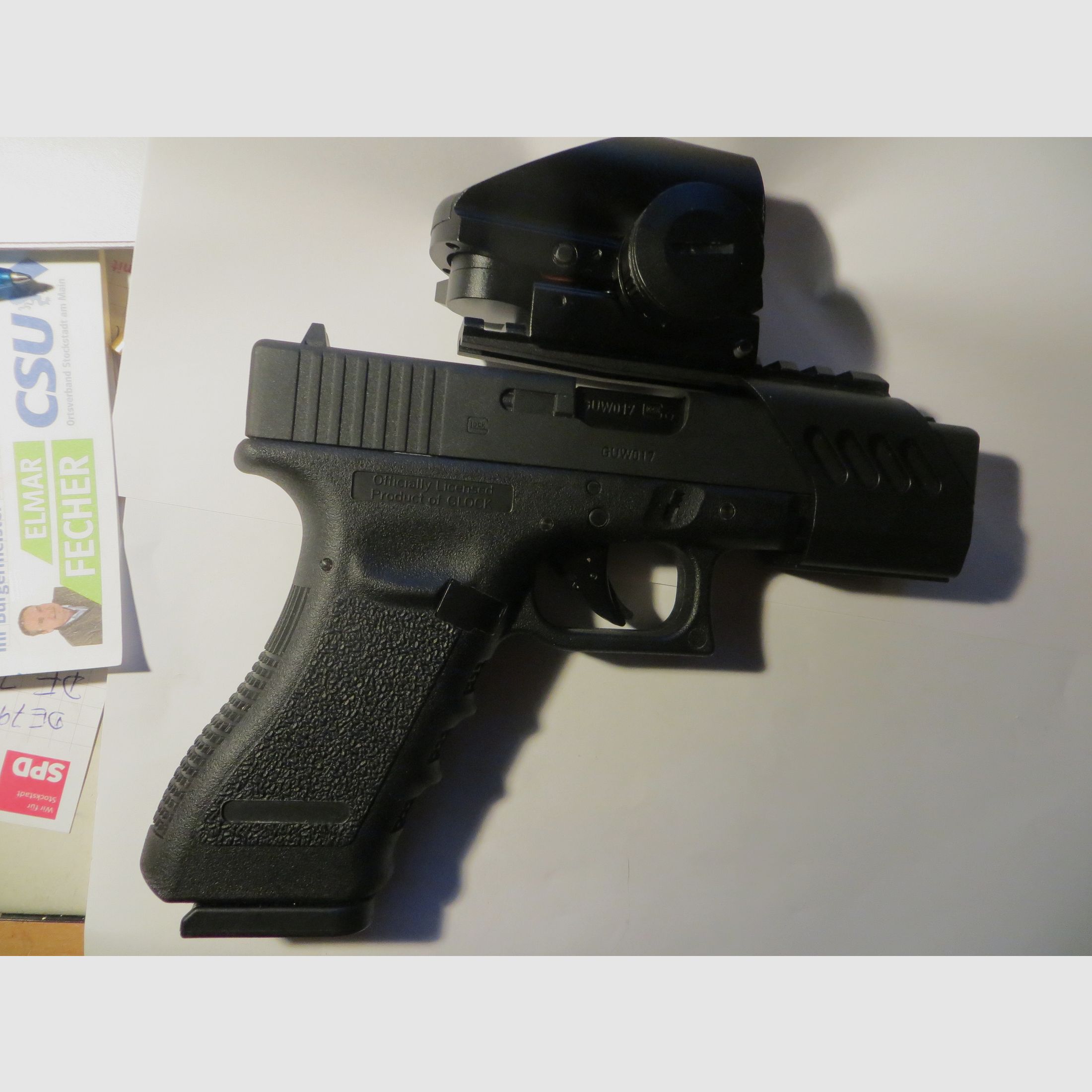 GLOCK 17 z RedDot Diabolo i BB