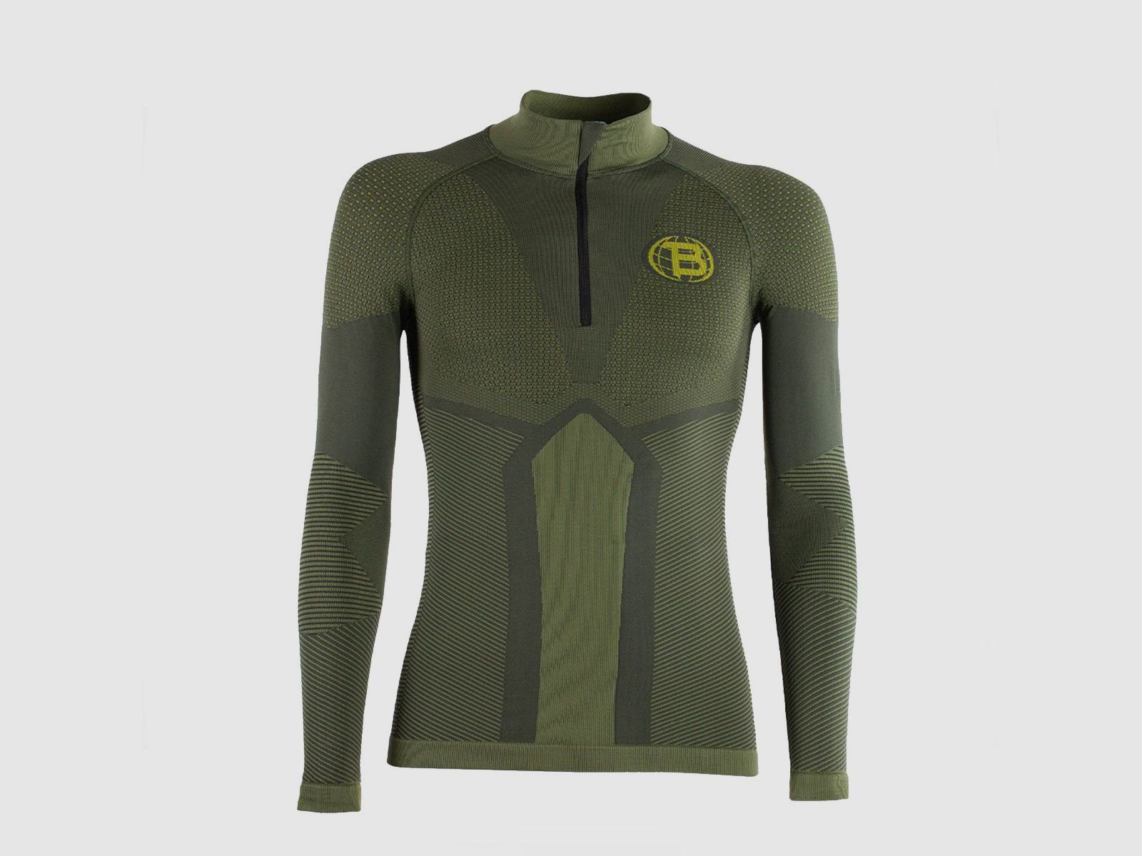MAGLIA – BITRABI – WINTER URSUS | LUPETTO ZIP | MANGA LARGA | Verde Militar, imagen 1 de 4