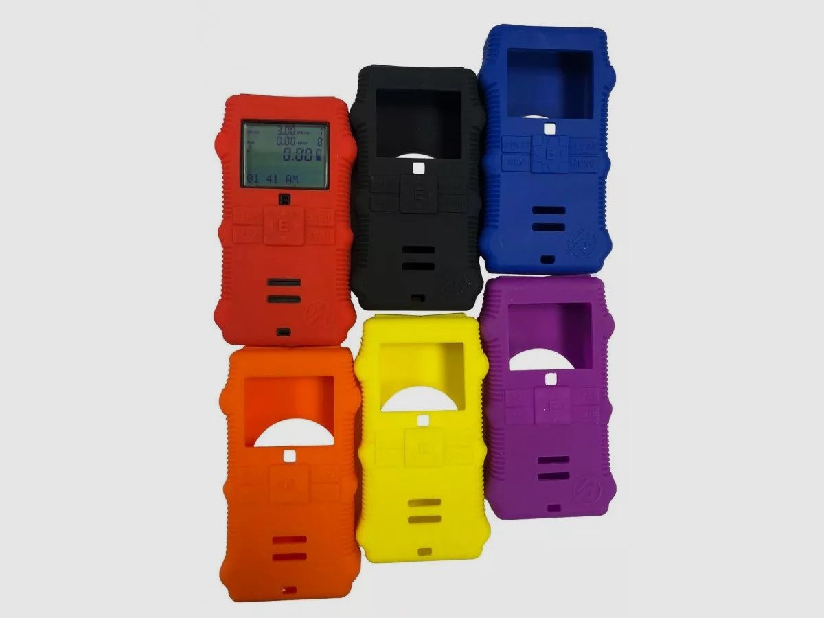CED timer/chronographe en silicone SKIN /Tactical ORANGE pour CED 7000, image 2 sur 3