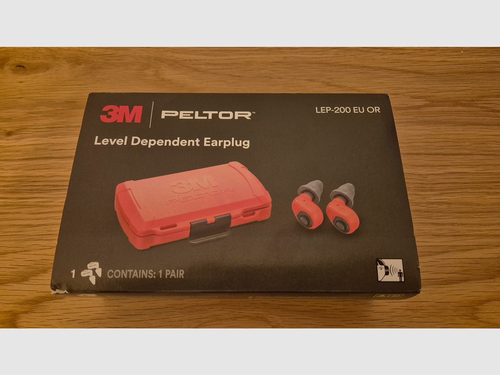 3M Peltor LEP-200 EU OR – Protección auditiva electrónica (NUEVO & OVP), imagen 1 de 2