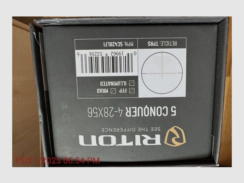 Riton Conquer 5 4-28x56 riflescope