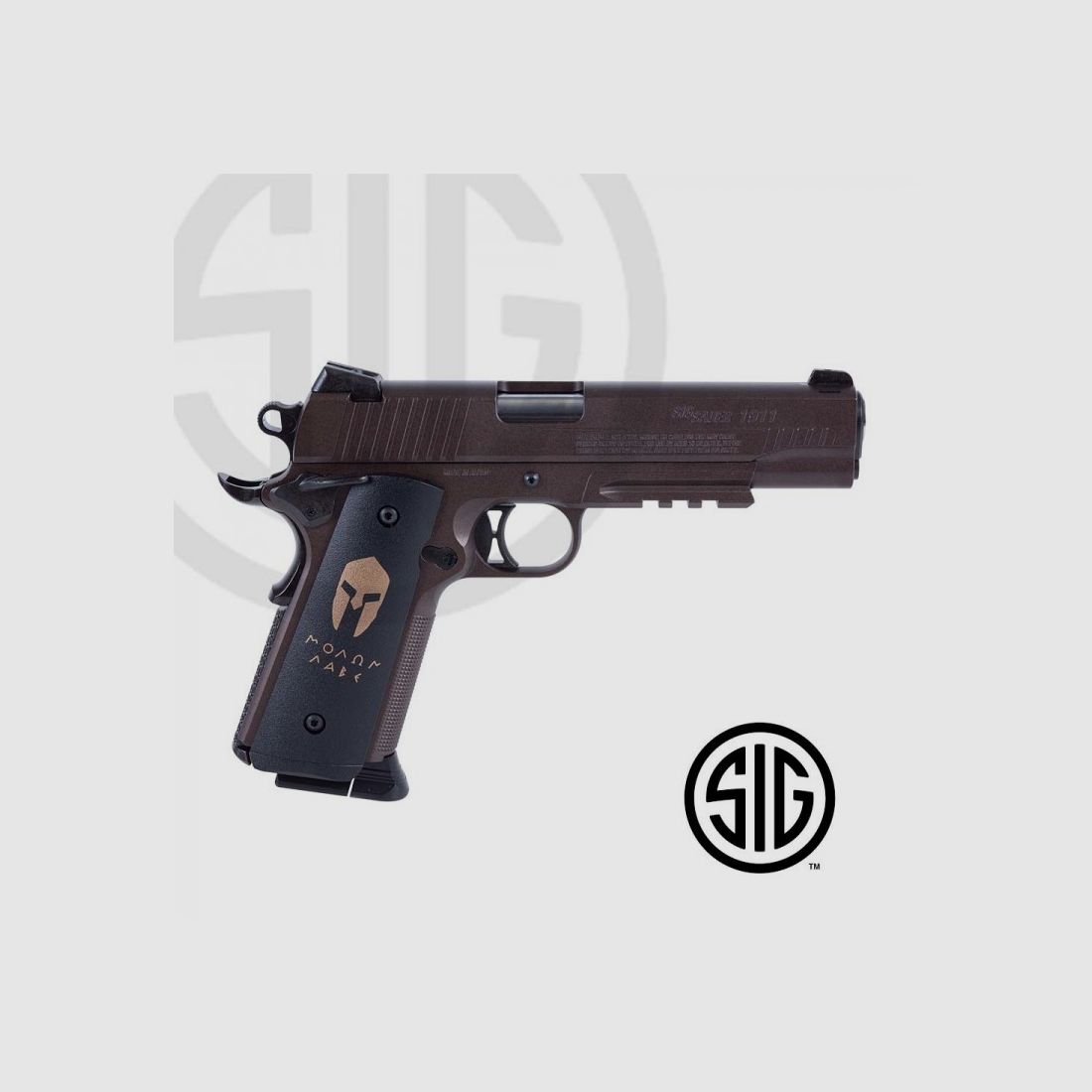 Pistole Sig Sauer Spartan CO2 - 4,5 mm BBs Stahl - Blowback, Bild 4 von 5