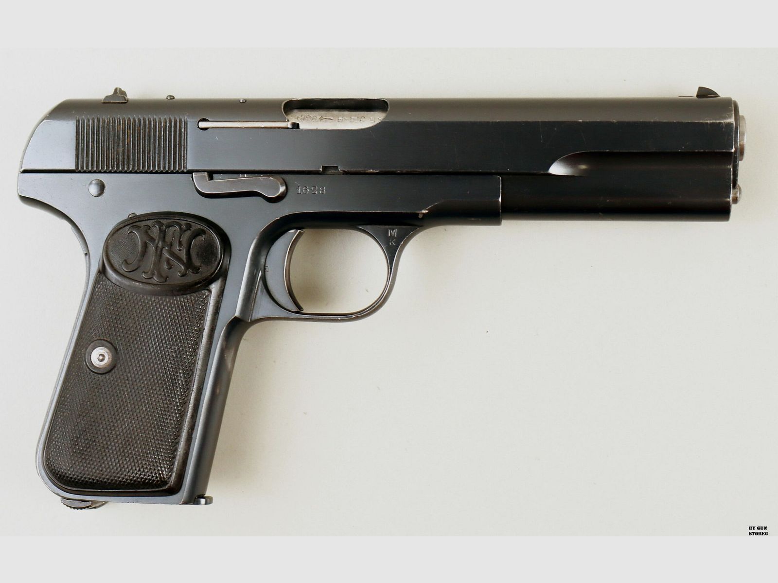 Pistole Fabrique Nationale F.N. mod. 1903 – M/07 cal. 9 Br. L. matr. 1628, Bild 3 von 10