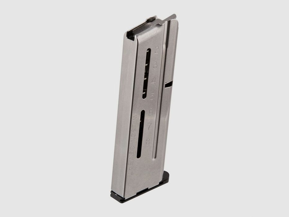 WILSON COMBAT 1911 COMPACT ELITE TACTICAL MAG-9MM-8 RD-FLUSH-FIT BASE, imagen 3 de 8