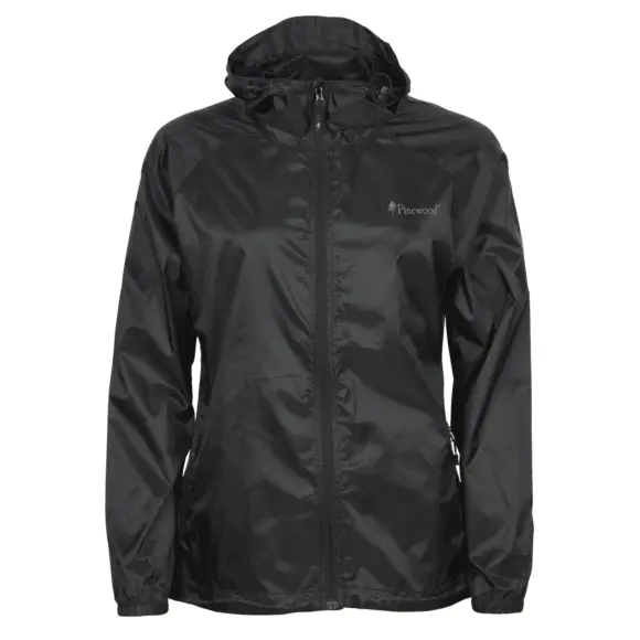 Women's Black Windbreaker Finnveden Pinewood