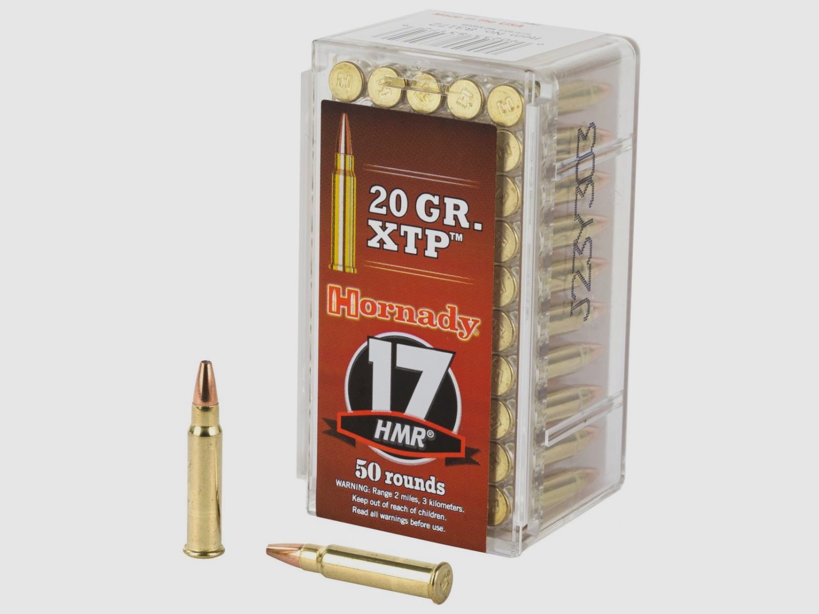 Hornady Varmint Express .17 HMR 20GR XTP 50 cartridges