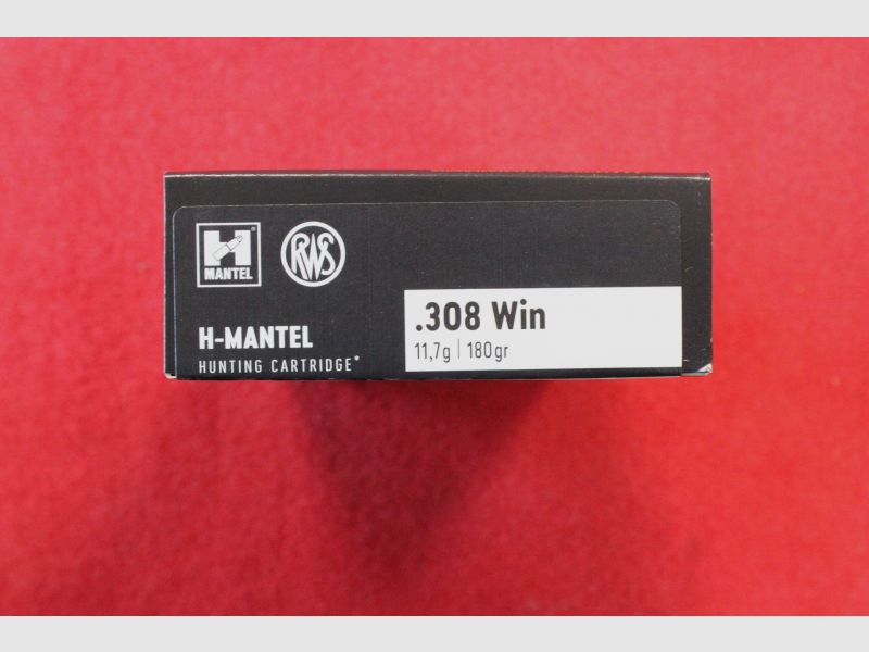 RWS H-Mantel .308 Win. - 11,7g/180gr - 200 Schuss