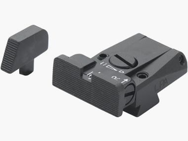 LPA SPR45CT07 Conjunto de miras micrométricas para Colt Government 1911-A1 – Imagen de mira negra