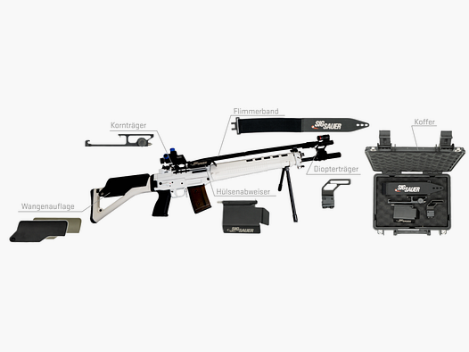 SIG Sauer Visierlinienverlängerung mit Wangenauflage Grün für Stgw 90