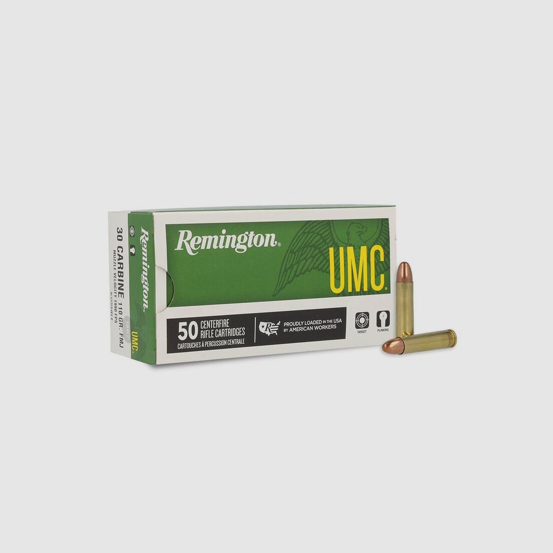 Remington UMC .30 Carbine 110GR FMJ 50 cartridges