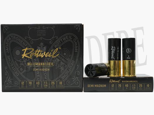 ROTTWEIL SEMI MAGNUM NO.5 (PATRONEN MIT SCHROT)